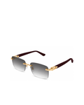 Lunettes de soleil CARTIER Acétate Or
