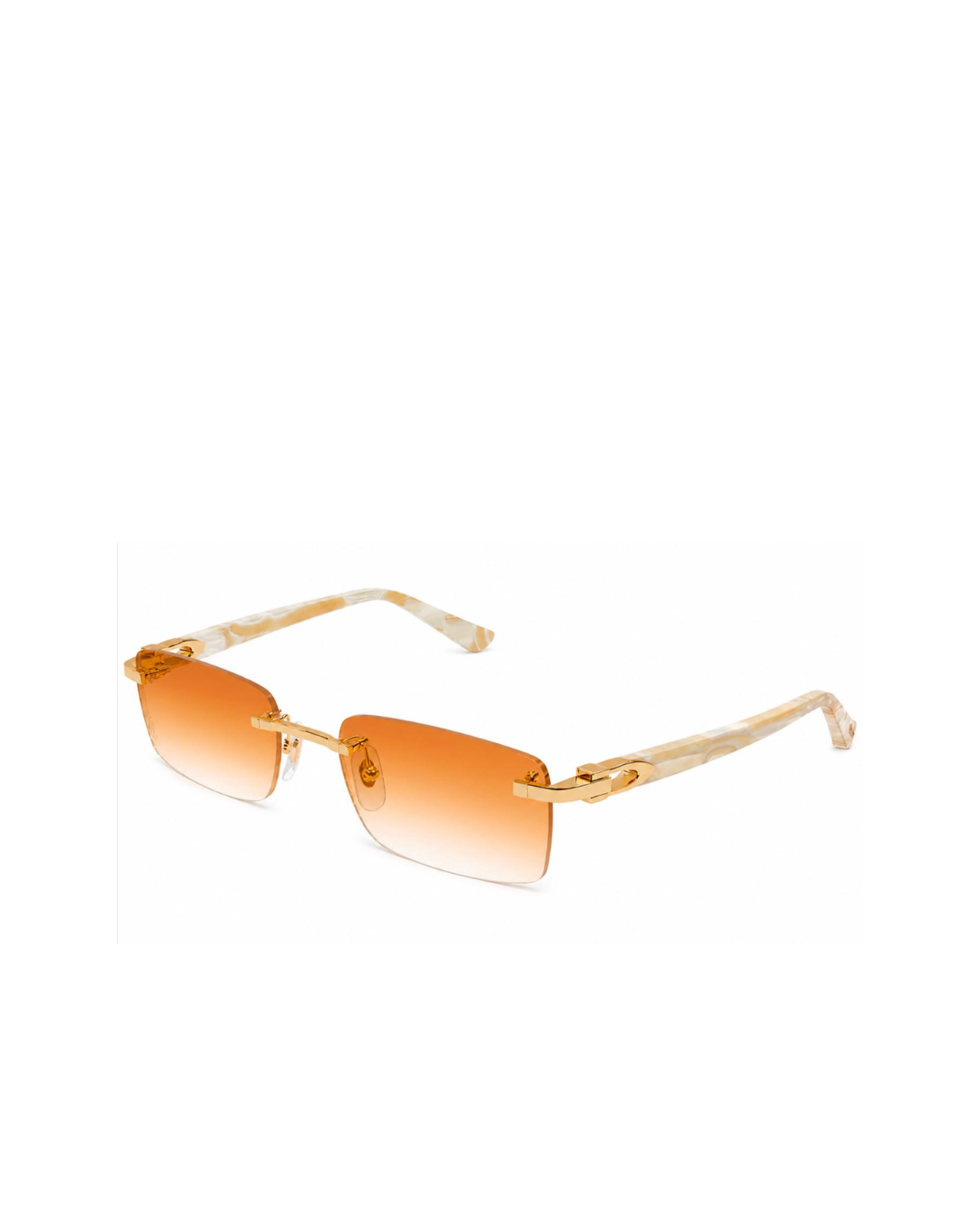 Lunettes de soleil CARTIER Acétate Marbre