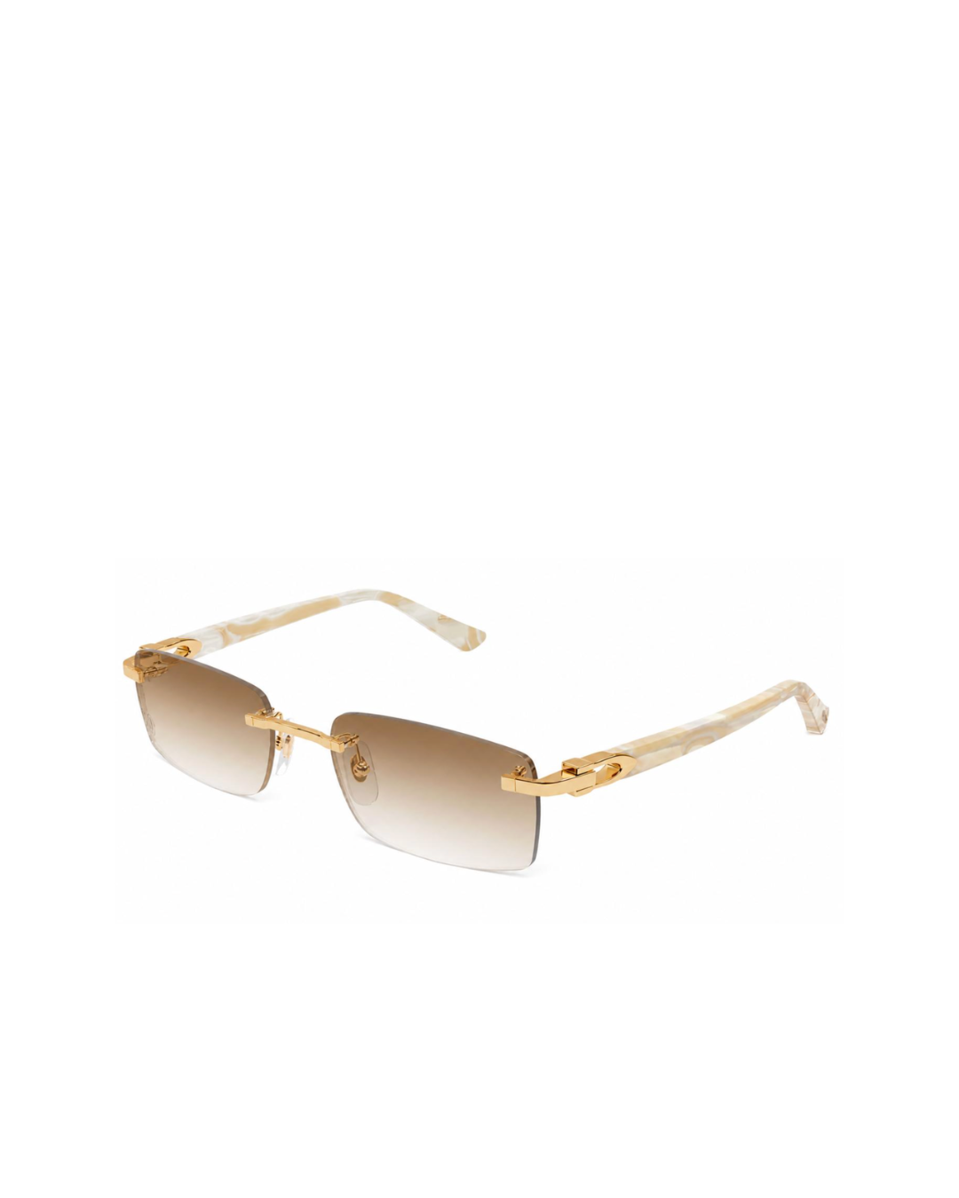 Lunettes de soleil CARTIER Acétate Marbre