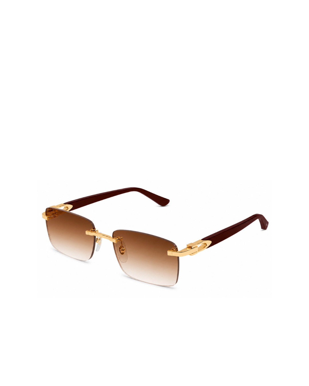Lunettes de soleil CARTIER Acétate Or