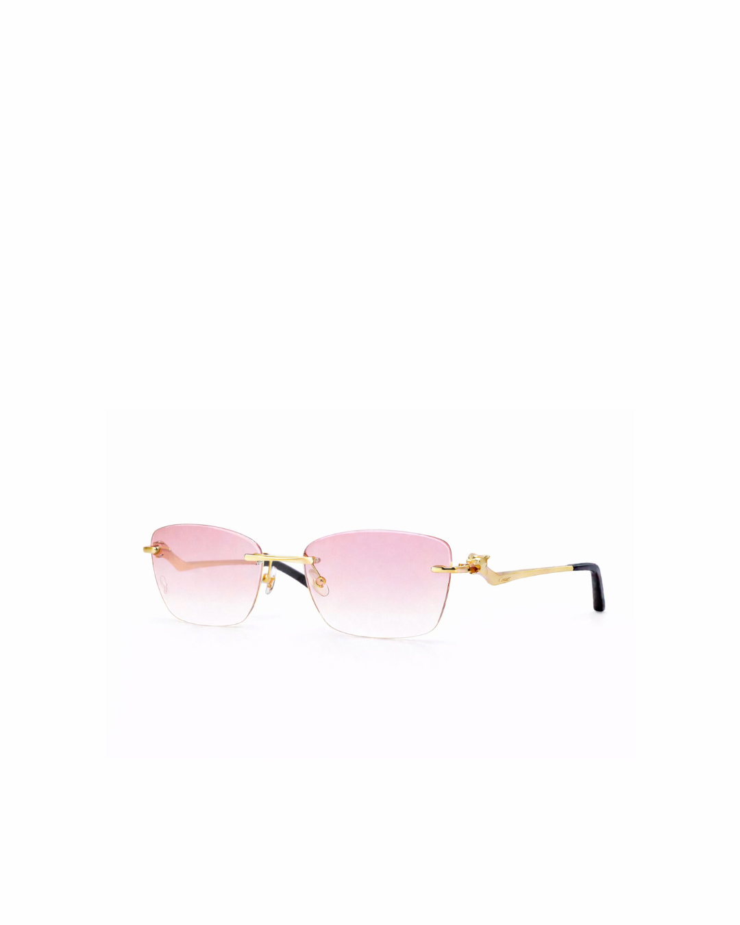 Lunettes de Soleil Cartier Panthère Zigzag Or