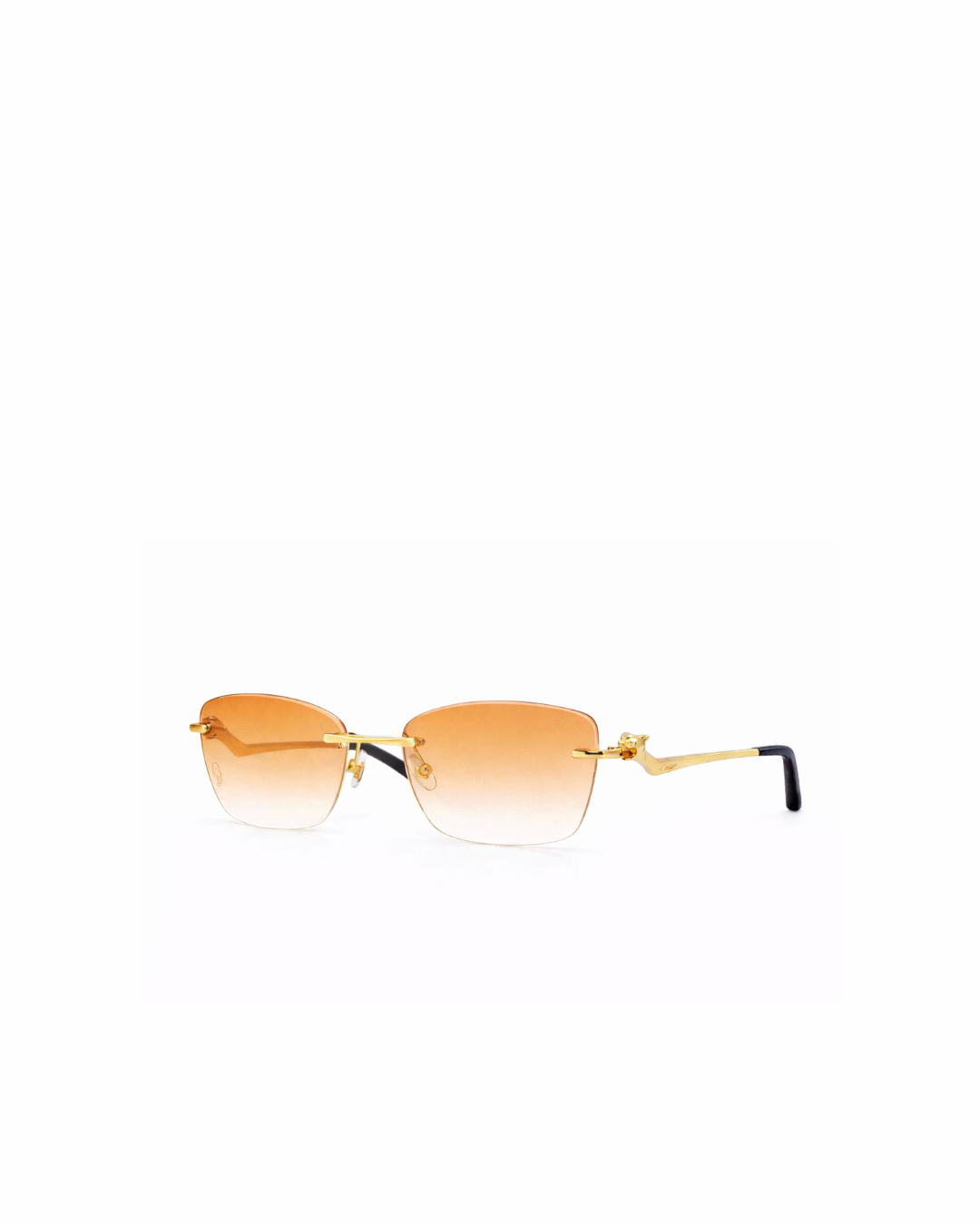 Lunettes de Soleil Cartier Panthère Zigzag Or