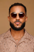 Lunettes de soleil Bottega Venetta Aviateur