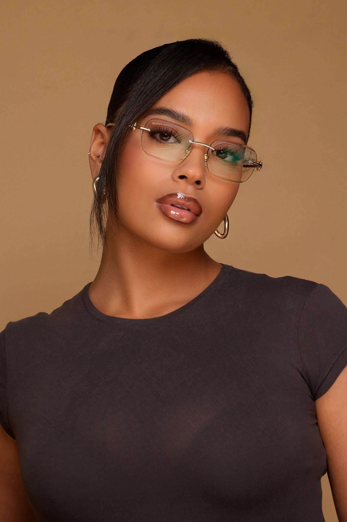 Lunette de vue Gucci Or