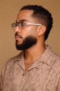 Lunette de soleil Cartier Acétate Marbre Blanc