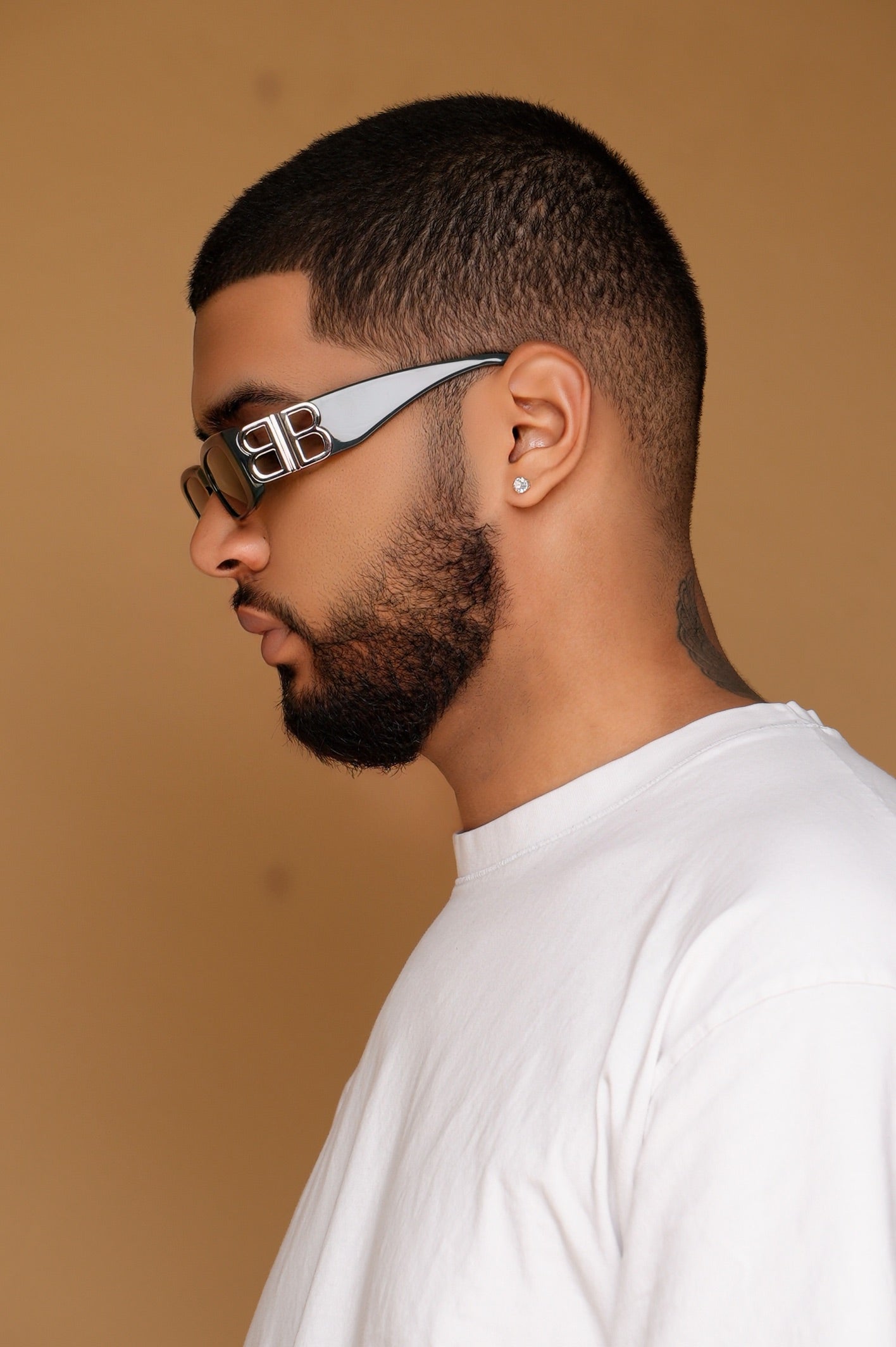 Lunette de soleil Balenciaga Dynasty Rectangle