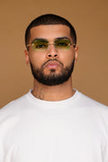 Lunettes de soleil Cartier Panthère Yeux Vert Or