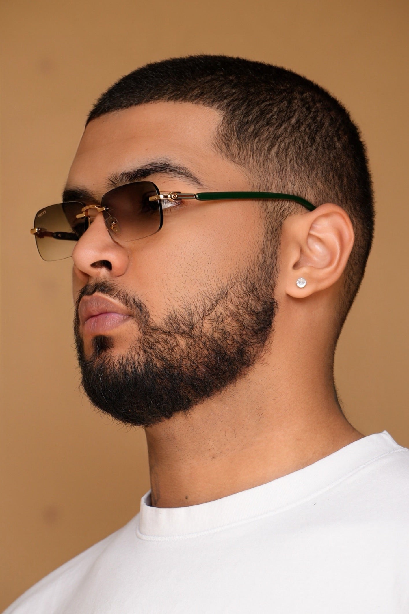 Lunettes de soleil Gucci Branches verte