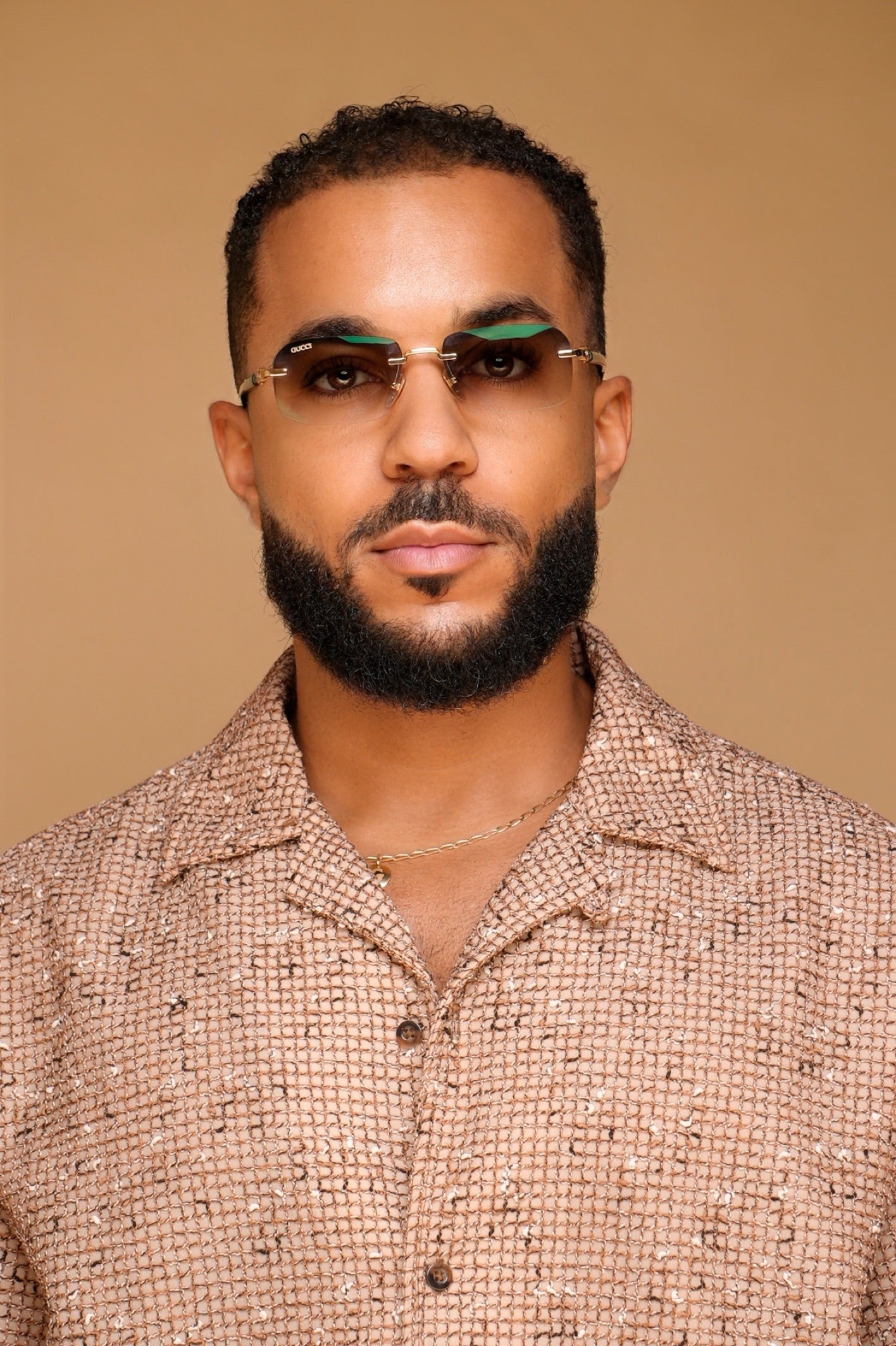 Lunettes de soleil Gucci Branches verte